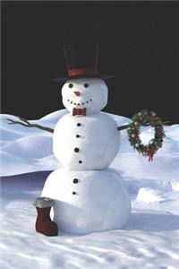 Snowman notebook - achieve your goals, perfect 120 lined pages #3