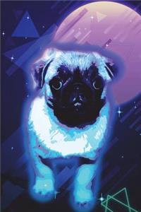 Pug Journal 80s Neon (Vol 3)
