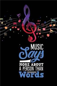 Music Says More about a Person Than Words