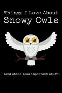 Things I Love about Snowy Owls (and Other Less Important Stuff)