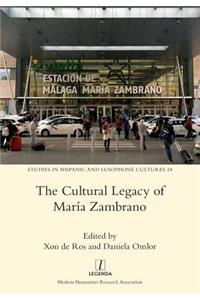Cultural Legacy of María Zambrano