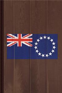 Cook Islands Flag Journal Notebook
