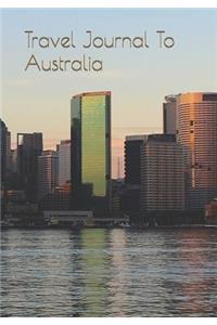 Travel Journal to Australia