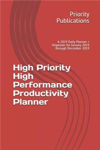 High Priority High Performance Productivity Planner