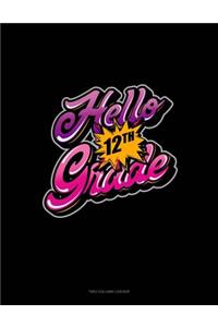 Hello 12th Grade: Two Column Ledger