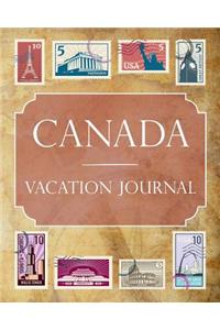 Canada Vacation Journal