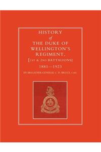 History of the Duke of Wellington's Regiment, 1st and 2nd Battalions 1881-1923