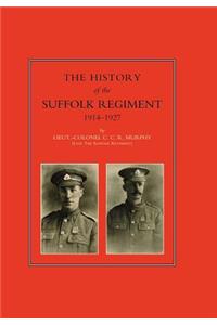 History of the Suffolk Regiment 1914-1927