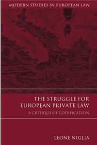 Struggle for European Private Law
