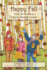 Color By Numbers Coloring Book For Adults