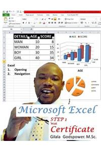 Microsoft Excel STEP 1, With Certificate