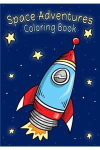 Space Adventures Coloring Book