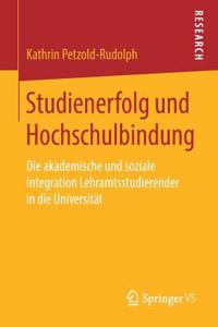 Studienerfolg Und Hochschulbindung