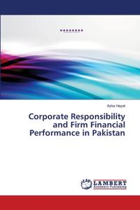 Corporate Responsibility and Firm Financial Performance in Pakistan