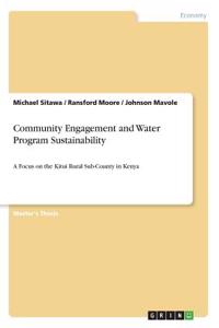 Community Engagement and Water Program Sustainability