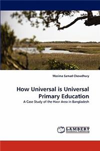 How Universal Is Universal Primary Education