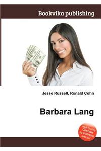 Barbara Lang