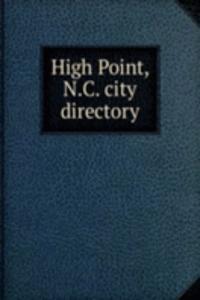 HIGH POINT N.C. CITY DIRECTORY