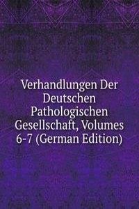 Verhandlungen Der Deutschen Pathologischen Gesellschaft, Volumes 6-7 (German Edition)