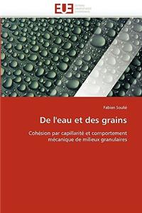 de l''eau Et Des Grains