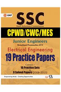 SSC (CPWD/CWC/MES) Electrical Engineering (Junior Engineers) 19 Practice Papers 2016