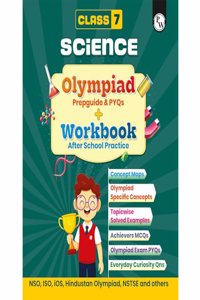 PW Olympiad Plus Workbook For Class 7 Science Prepguide, PYQs and Worksheets (Paperback, PW)