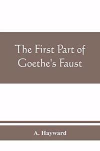 first part of Goethe's Faust