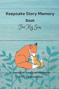 Keepsake Story Memory Book for Son