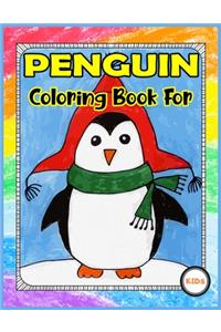 PENGUIN Coloring Book For KIDS