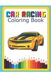 Car Racing Coloring Book