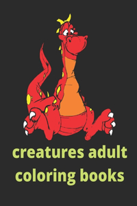 creatures adult coloring books