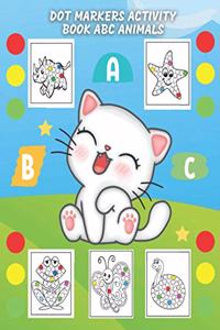 Dot Markers Activity Book ABC Animals