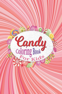 Candy Coloring Book For Kids
