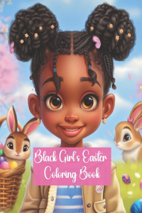 Black Girl's Easter Coloring Book
