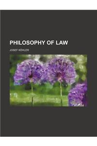 Philosophy of Law