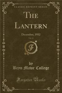 The Lantern, Vol. 13