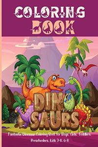 Dinosaur Coloring Book