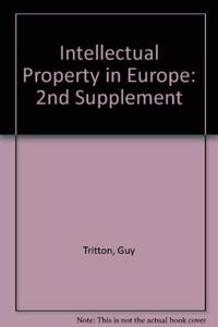 Intellectual Property in Europe: 2nd Supplement