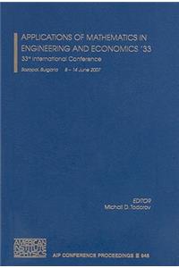 Applications of Mathematics in Engineering and Economics '33
