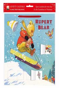 Classic Rupert Sled Ride advent calendar (with stickers)