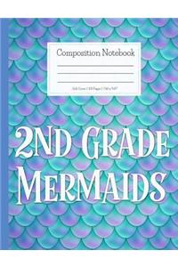 Composition Notebook 2nd Grade Mermaids