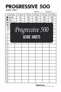 Progressive 500 Score Sheets