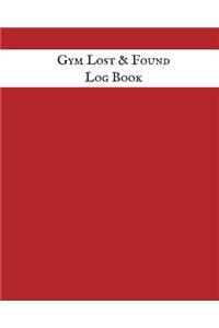 Gym Lost & Found Log Book