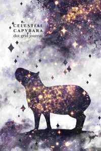 Celestial Capybara Dot Grid Journal