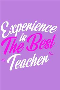 Experience Is The Best Teacher - Mid Year Academic Teacher Journal With Schedules, Trackers. Logs, Reports, Goal Setting & Positive Quotes