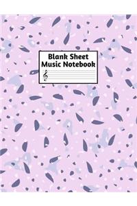 Blank Sheet Music Notebook