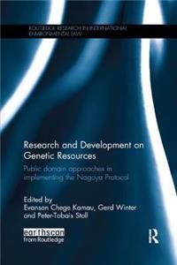 Research and Development on Genetic Resources