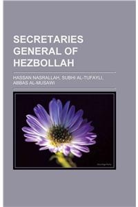 Secretaries-General of Hezbollah