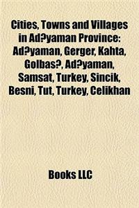 Cities, Towns and Villages in Ad Yaman Province