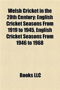 Welsh Cricket in the 20th Century